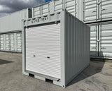 Contenedor de almacenamiento de 10 pies con puerta enrollable