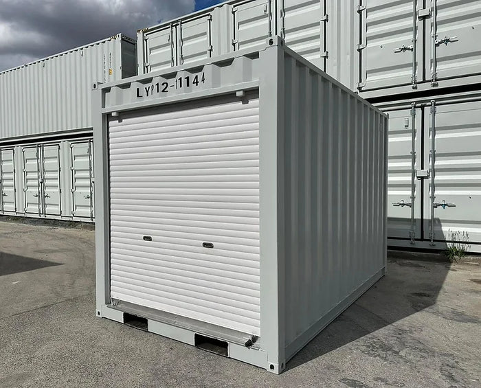 Contenedor de almacenamiento de 10 pies con puerta enrollable