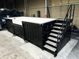 Piscina Contenedor Negro de 6m